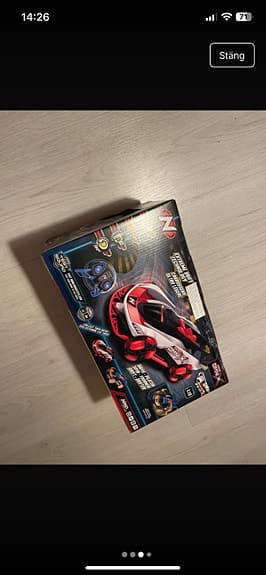 Nikko Nano Drone X Future Radiostyrd Bil 1:18 Blå