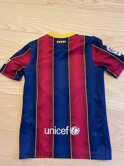 Nike FC Barcelona Fotbollströja M Blå Röd Gul