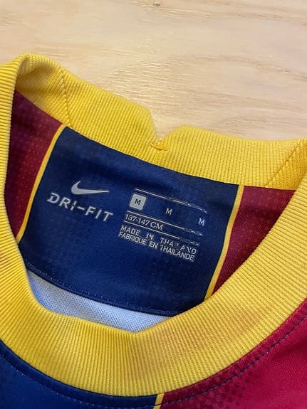 Nike FC Barcelona Fotbollströja M Blå Röd Gul
