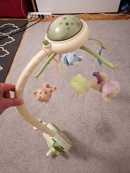 Fisher-Price Speldosa för spjälsäng (Fisher-Price Karusell regnskog L0527)
