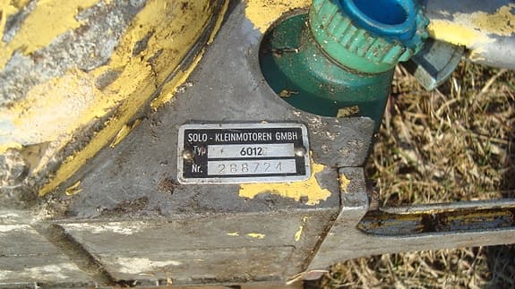 Häftig motorsåg Solo 626 (60126) Solo Kleinmotoren veteranmotorsåg för samlaren