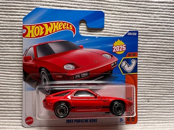 Hot Wheels 1983 Porsche 928S Leksaksbil Röd