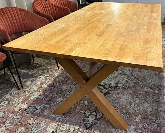 Massivt bord Ek B100xL200xH74 cm Ekbord