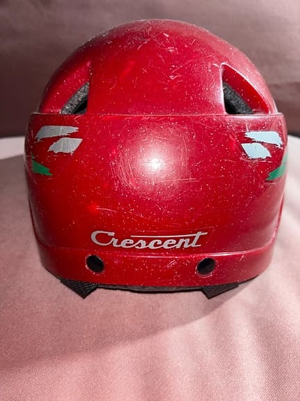 Crescent Röd Cykelhjälm