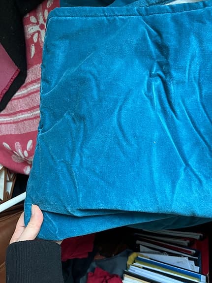 IKEA LYCKSELE Soffa Bäddsoffa Blå/ klädsel