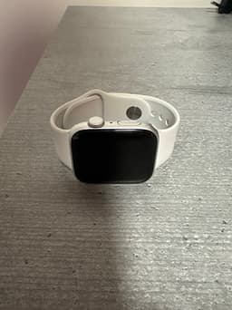 Apple Watch SE 2gen 44mm Smartklocka Vit Silikonarmband