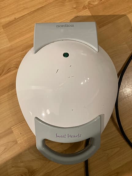 Våffeljärn Nordica 6965 ”Sweet Heart”