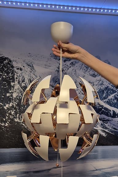 IKEA PS 2014 Taklampa Vit/Koppar