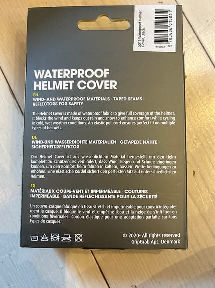 Hjälmöverdrag svart