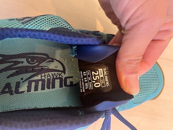 Salming Hawk skor för innebandy storlek 39 1/3