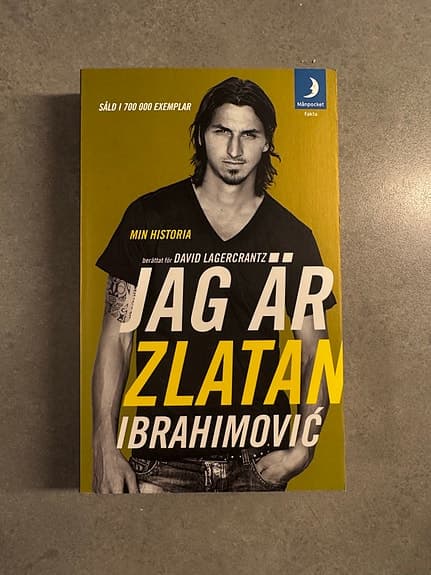 Bok Jag är Zlatan av Zlatan Ibrahimovic