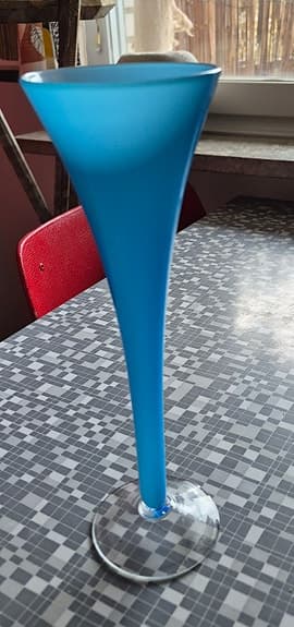 VAS KRUKA VÄXT GLASBRUK RETRO VINTAGE