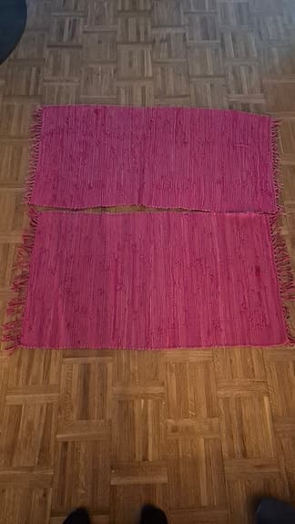 Röda trasmattor