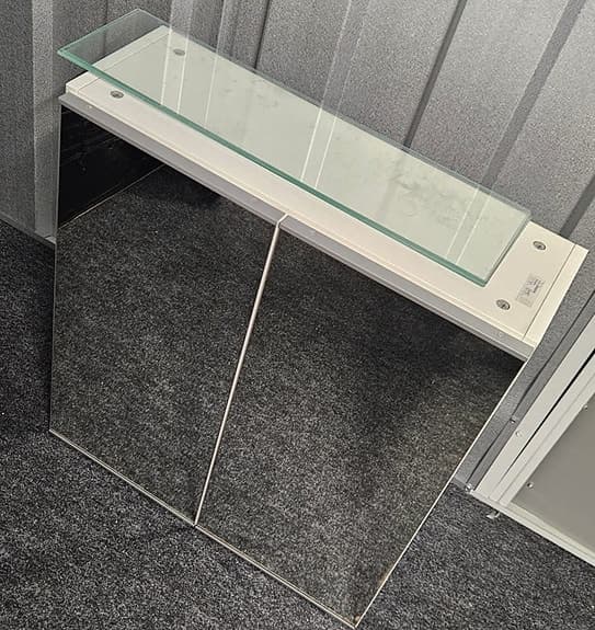 LILLANGEN Spegelskåp med spegel gel