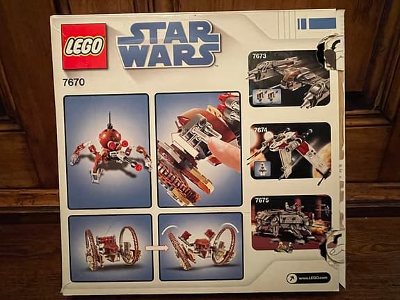 LEGO 7670 Star Wars Hailfire Droid & Spider Droid
