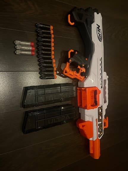 Nerf Ultra Blaster Barnleksak Vit och Orange