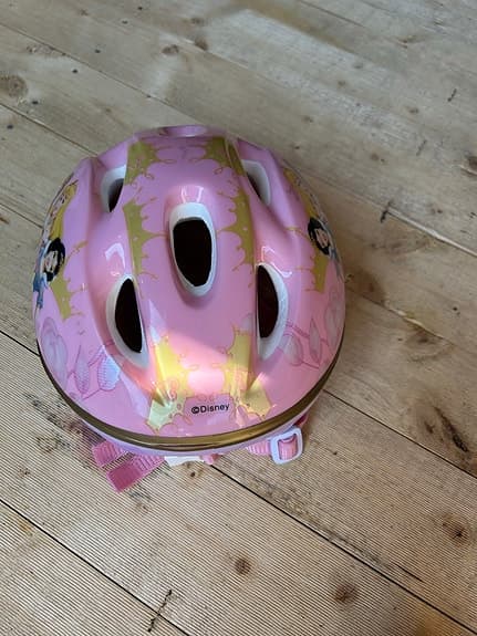 Giro Barnhjälm Rosa med blommor