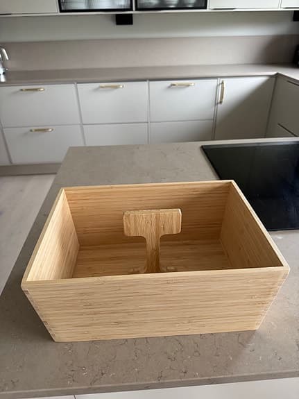 Variera IKEA lådor i bambu vissa helt oanvända. 33x24 cm