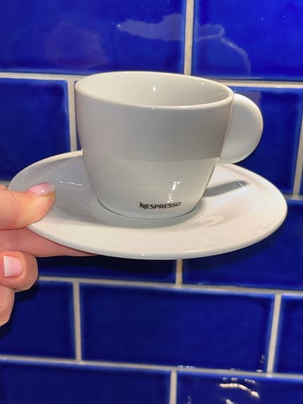 Iittala Nespresso Espresso Koppar med Fat Vit Porslin 8 st.