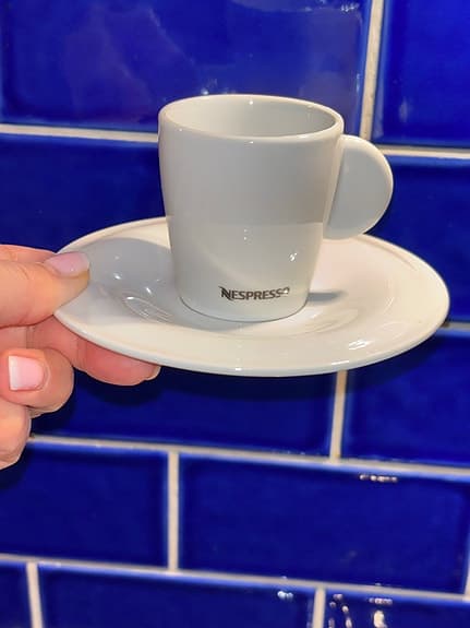 Iittala Nespresso Espresso Koppar med Fat Vit Porslin 8 st.
