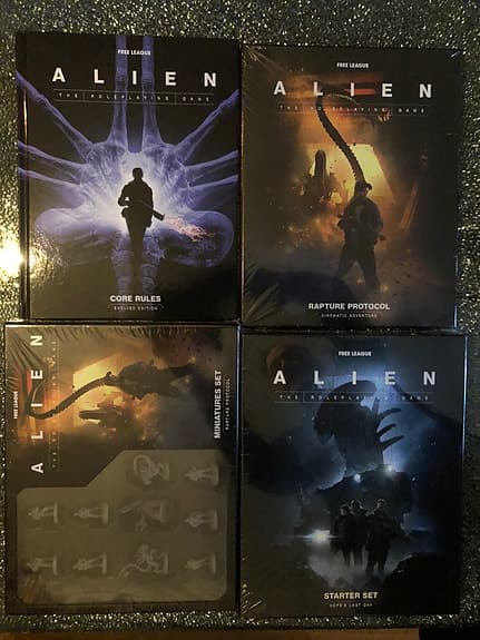 Alien RPG – Kickstarterpaket (Evolved Edition) – Nyskick!