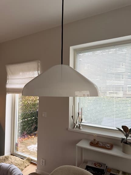 Hay Pao Glas Pendant taklampa, vit, helt ny