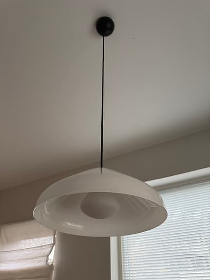 Hay Pao Glas Pendant taklampa, vit, helt ny