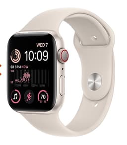 Apple Watch SE GPS + Cellular 44 mm Stjärnglans
