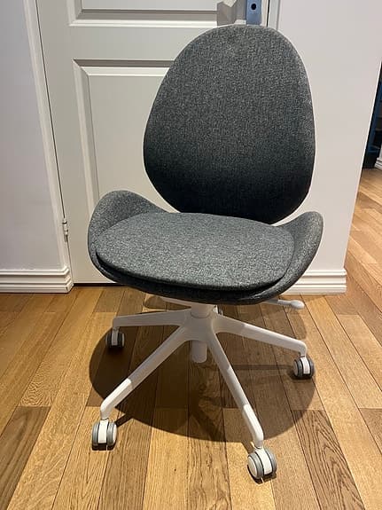 IKEA Aage Petersen Kontorsstol Grå Tyg