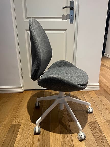 IKEA Aage Petersen Kontorsstol Grå Tyg