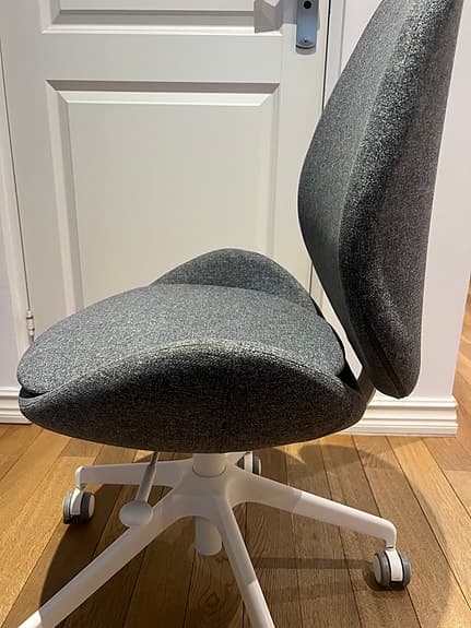 IKEA Aage Petersen Kontorsstol Grå Tyg