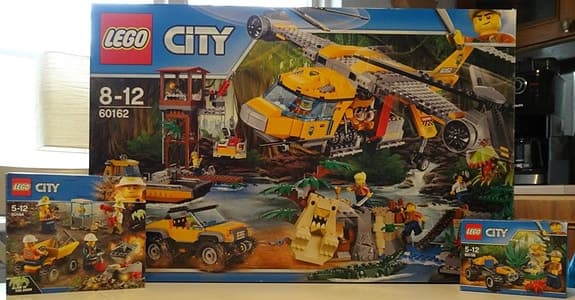 Lego City Jungle Air Drop Helicopter 60162,60184,60156