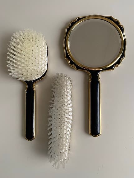 Spegelset/toalettset - vintage
