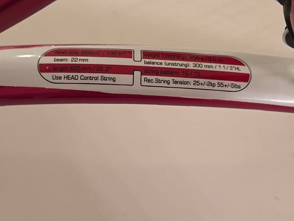 Head Prestige – Juniorracket