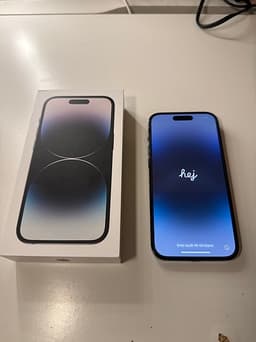 Apple iPhone 14 Pro Smartphone 128 GB Svart