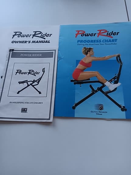 Power Rider Progress Care träningsmaskin svart