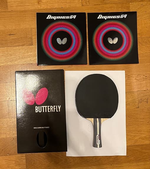 Butterfly 2,1mm Dignics 64  på  Butterfly-stomme Zoran Primorac