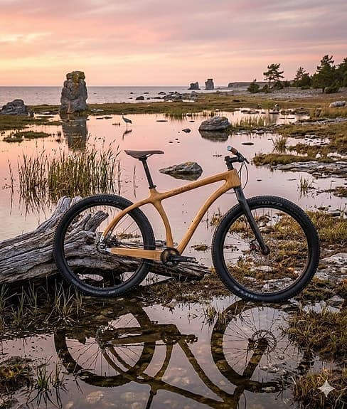 Unik träcykel från USA – Connor Wood Mountain Cruiser (samlarobjekt!)