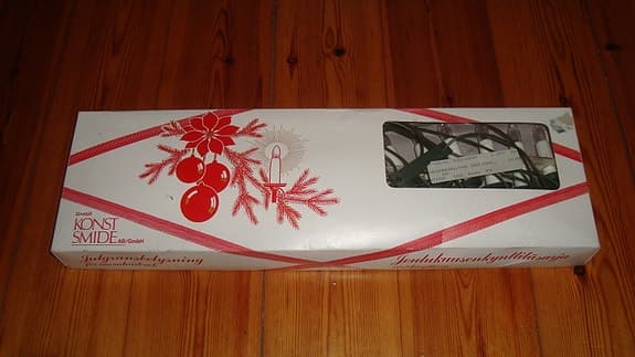 Julgransbelysning Gnosjö konstsmide Julbelysning med 16 lampor fint skick.