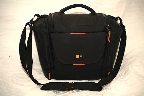 Case Logic kameraväska svart med orange detaljer