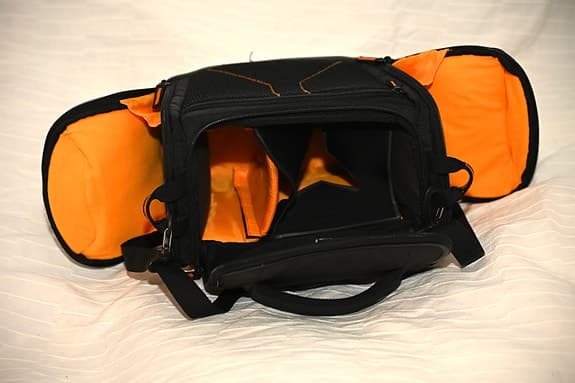 Case Logic kameraväska svart med orange detaljer