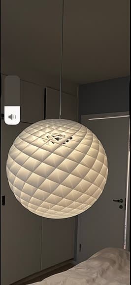 Louis Poulsen Patera Pendel Vit, 600 mm