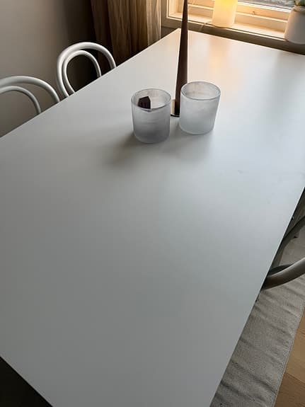 HAY Loop Stand vit Bord 165cm / L:165xB:92,5xH:75