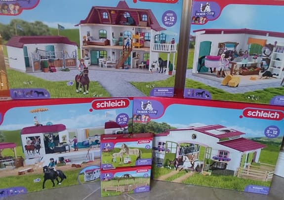 Schleich Horse Club - Stor hästsamling i originalkartonger