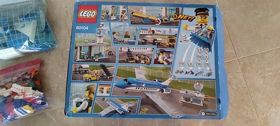 LEGO City 60104 Passagerarflygplan byggsats