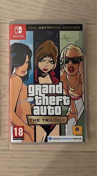 Grand Theft Auto The Trilogy Nintendo Switch-spel