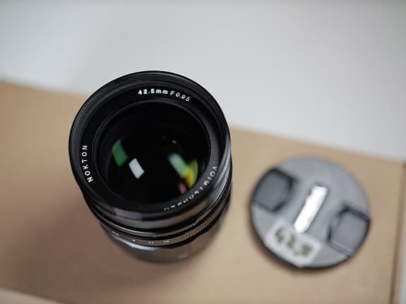 Voigtländer 42,5 mm f/0,95 mft + DÖRR Digiline ND filter