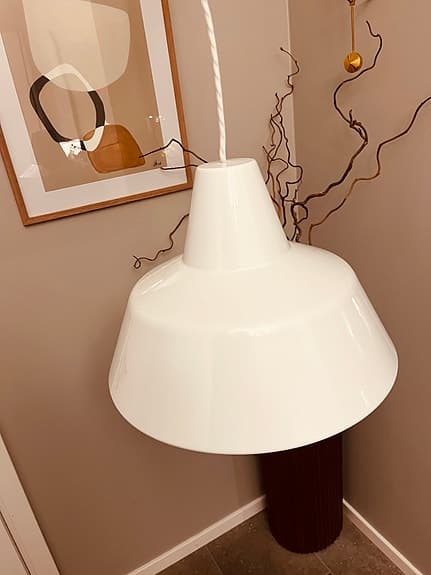 LOUIS POULSEN design taklampa emalj, takarmatur
