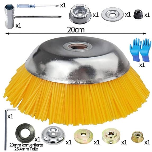 Universal Ogräsborste för Grästrimmer