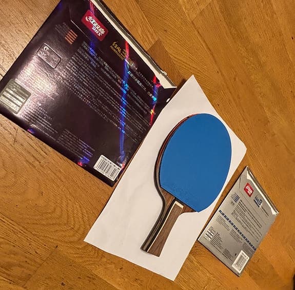 pingisracket offensiv japansk carbon-stomme BoerWRB & DHS (182,8g)